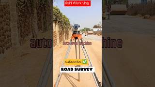 Road survey । auto level surveying । fieldwork survey surveying siteengineer fieldengineer [upl. by Gittel]