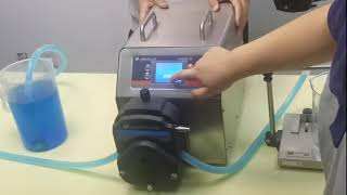 How to use WG600F peristaltic pump Lead Fluid WG600F pump 13L one min per channel [upl. by Terriss460]