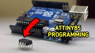 Attiny85 Program and Burn Bootloader using Arduino [upl. by Luap230]