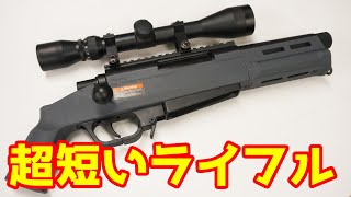 片手でも撃てる！？超短いスナイパーライフル！ARES AMOEBA ストライカーAS03 [upl. by Grekin]