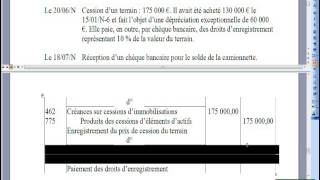 213 Cession des immobilisations Application 1 [upl. by Tteirrah]