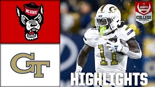 NC State Wolfpack vs Georgia Tech Yellow Jackets  Full Game Highlights  ESPN College Football [upl. by Nickles]