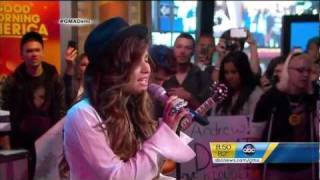 Demi Lovato  Skyscraper Live At Good Morning America [upl. by Ayin]