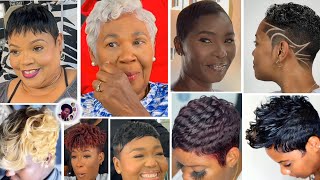 50 Newest Short Hairstyles For African American Black Women In 2024Natural Short Hairstyles [upl. by Aradnahc890]