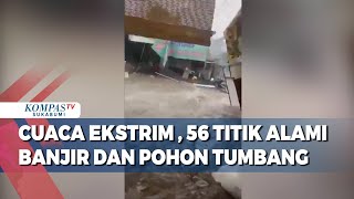 Cuaca Ekstrim 56 Titik Alami Banjir Dan Pohon Tumbang [upl. by Norac]