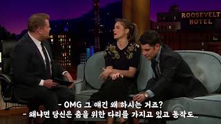 제임스 코튼 쇼 아만다 피트와 사라 폴슨이 만든 ‘엄마 춤’ Amanda peet amp Sarah Paulson 자막 [upl. by Beekman]