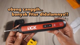 unboxing obeng baterai DCK KDPL045 CORDLESS SCREWDRIVER vs INGCO CSDLI0403 [upl. by Dehsar832]