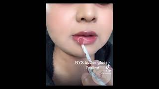 NYX Butter Gloss  Praline [upl. by Sinegra]