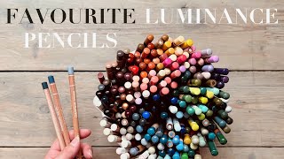 My Top 30 Caran dAche Luminance Coloured Pencils for a Landscape amp Nature Palette [upl. by Batholomew]