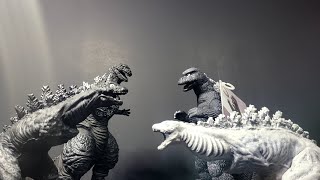 MMS Orthochromatic and 1974 2024 ver Halloween Special Figure Review  BurningGodzilla Fan 1954 [upl. by Annahsohs]