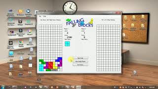 Falling Blocks game project in vb net with source code [upl. by Kerri]