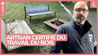 Xavier De Bloudts  Artisan certifié de la ferronnerie et du travail du bois  Jardins et Loisirs [upl. by Ander]