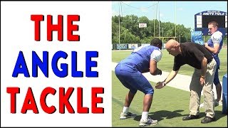 Tackling Skills and Drills  Angle tackle featuring Coach Jeff McInerney [upl. by Alegnatal203]