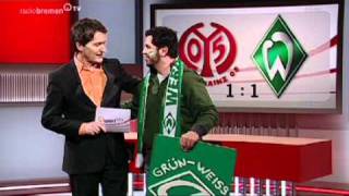 Werderfan stürmt den Sportblitz  Ludwig Evertz [upl. by Anwahsak145]