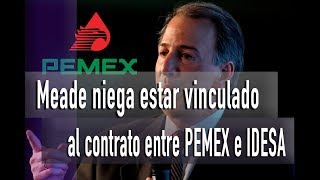 Meade niega relación al contrato PEMEX e IDESA  Pronóstico del Profe Tena partido MéxicoAlemania [upl. by Elvyn]