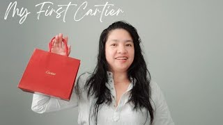 CARTIER Trinity Ring UNBOXING Tagalog [upl. by Eonak]