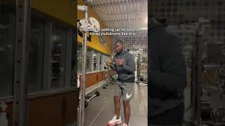 How to do reverse tricep pushdowns subscribe for more gym fitness trending trend youtubeshorts [upl. by Dzoba]