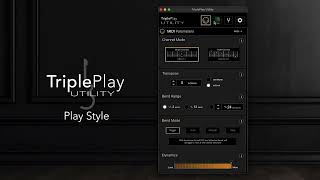 TriplePlay Utility Advanced Features  01 Play Style [upl. by Mcneil51]