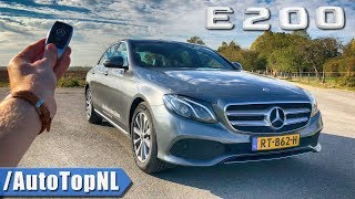 2019 Mercedes E Class E200 REVIEW POV Test Drive on AUTOBAHN amp ROAD by AutoTopNL [upl. by Millda]