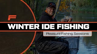 Winter Ide Fishing Pleasure Fishing Session with Adam Richards [upl. by Suiddaht]