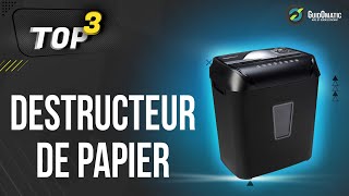 ⭐️ MEILLEUR DESTRUCTEUR DE PAPIER 2022  Comparatif amp Guide dachat [upl. by Rabbi]