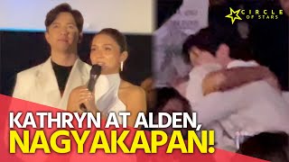 KathDen nagyakapan sa premiere night ng Hello Love Again pinalakpakan ng mga bisita sa ending [upl. by Hussey]