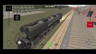 fastest train in train and rail yard simulator used wheelslip [upl. by Joselyn]