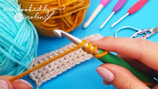 The ONLY 3 Stitches You Need to Learn Crochet 🧶 [upl. by Refennej]