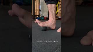 Foot massage lacrosse ball fascia release [upl. by Beane]