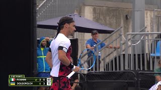 Fabio Fognini v Alexandr Dolgopolov Match Highlights R2  Sydney International 2018 [upl. by Ji]