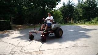 wheeling an exmark lawn mower [upl. by Olette]