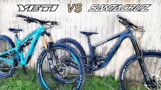 Santa Cruz Megatower vs Yeti sb150 [upl. by Otti781]