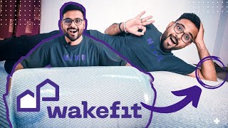 Wakefit Mattress Unboxing amp Quick Review 😳🥱🛏️।। Wakefit shapesense orthopedic mattress [upl. by Massingill]