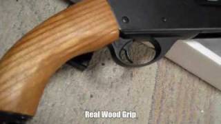 Sawedoff shotgun Full Metal BodyReal Wood Grip [upl. by Haberman]