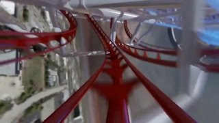 Skyscraper Worlds Tallest Roller Coaster POV  Skyplex Orlando [upl. by Siramaj]