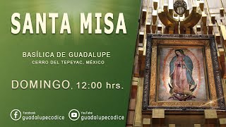 Santa Misa Basílica de Guadalupe Domingo 17 SEPTIEMBRE 2023 1200 hrs [upl. by Egroeg]