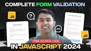 Complete JavaScript Form Validation Tutorial Registration Login amp Hosting🔥 [upl. by Nasho]