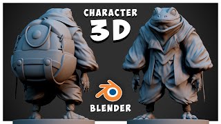 Master 3d Sculpting In Blender A Stepbystep Character Creation Tutorial [upl. by Arreyt686]