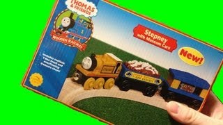 60 Second Reviews  Stepney With The Museum Cars  Thomas And Friends Wooden Railway Retired Toy [upl. by Ybrek]