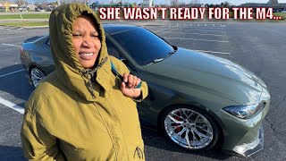 I TOOK MY AUNT FOR A RIDE IN MY 900BHP BMW M4 COMPETITION SHES NEVER RIDING WITH ME AGAIN [upl. by Meyer241]