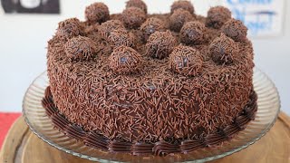 BOLO DE BRIGADEIRO GOURMET  FLOR DE FARINHA [upl. by Doley]