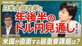 【24年末にかけて円高・1ドル＝145円│来年は円安ドル高方向に戻る／日米金融政策とドル円相場見通し】尾河眞樹氏／FOMC：米政策金利と経済物価見通し／日銀：国債買い入れと利上げ／米大統領選が波乱要因 [upl. by Akialam]