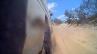 Fraser Island Ngkala Rocks Mitsubishi L300 Express 4x4 4wd [upl. by Anoyet]