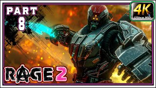 RAGE 2 Full Gameplay Walkthrough PART 8  Beneath The Surface Factory 4K 60FPS [upl. by Gilboa]