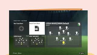 How to create and import Team Sheets in EA SPORTS FC 24 [upl. by Buffo242]