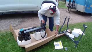 YardWorks 4 TON LOG Splitter amp Stand CHOP CHOP [upl. by Les143]