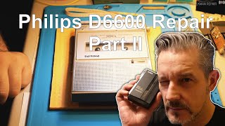 Philips D 6600 Kassetten Rekorder  Reparatur amp Restauration  Teil 2 [upl. by Biddie]