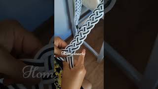 DIY Handfasting Ribbon Wedding Decorative KnotWeaving a Handfasting Cord for a Wedding shorts diy [upl. by Reginald]