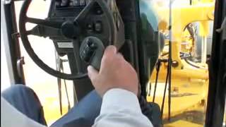 Volvo Motor Grader Joystick Hydraulic Controls [upl. by Flodur230]