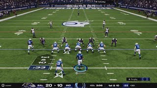 Madden NFL 25 Colts vs Ravens Comeback [upl. by Yllom]